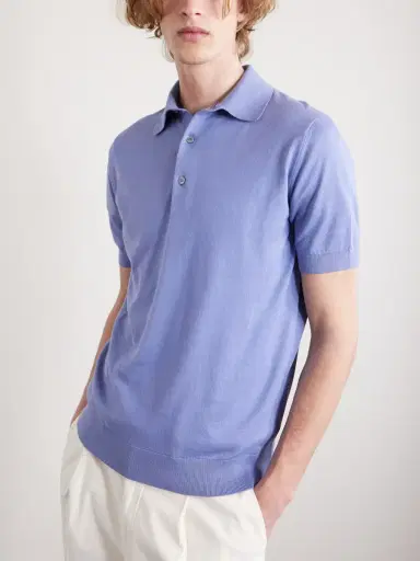 Zegna Slim-Fit Cotton Polo Shirt - Men | Thumbnail 3 Zegna Slim-Fit Cotton Polo Shirt - Men | Thumbnail 3