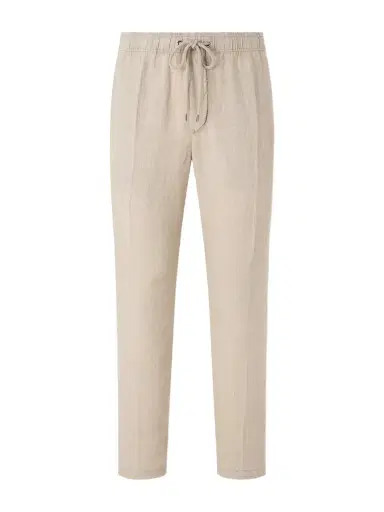 James Perse Straight-Leg Garment-Dyed Linen Drawstring Trousers - Men | Thumbnail 1 James Perse Straight-Leg Garment-Dyed Linen Drawstring Trousers - Men | Thumbnail 1