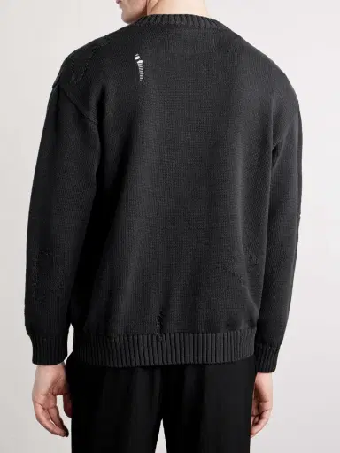 Neighborhood Savage Cotton Crewneck Sweater - Men | Thumbnail 4