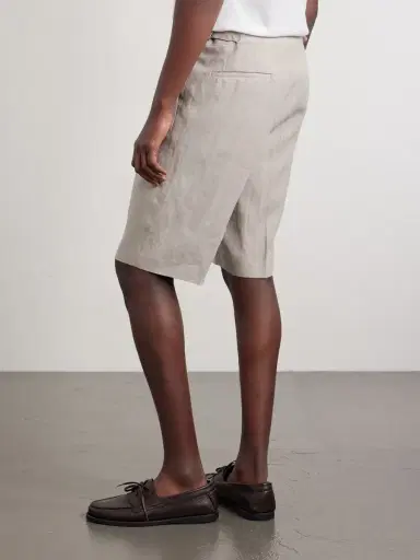 De Petrillo Straight-Leg Linen Shorts - Men | Thumbnail 4 De Petrillo Straight-Leg Linen Shorts - Men | Thumbnail 4