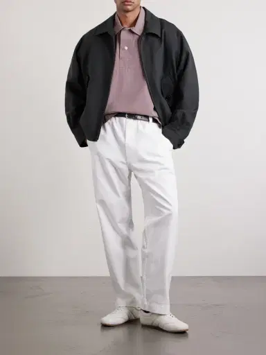 Margaret Howell Cotton Polo Shirt - Men | Thumbnail 2 Margaret Howell Cotton Polo Shirt - Men | Thumbnail 2