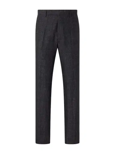 MR P. Linen Delave Check Slim Suit Trousers - Men | Thumbnail 1 MR P. Linen Delave Check Slim Suit Trousers - Men | Thumbnail 1
