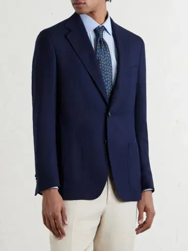 De Petrillo Wool-Hopsack Blazer - Men | Thumbnail 3 De Petrillo Wool-Hopsack Blazer - Men | Thumbnail 3