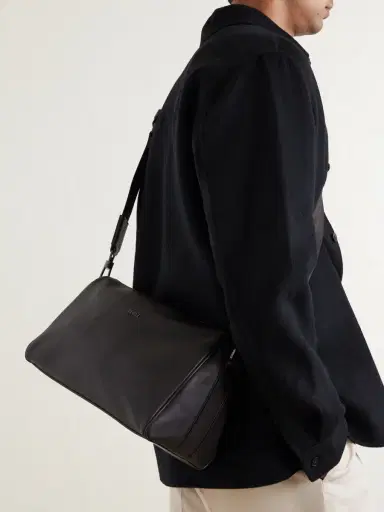 Zegna SECONDSKIN Leather Messenger Bag - Men | Thumbnail 3 Zegna SECONDSKIN Leather Messenger Bag - Men | Thumbnail 3
