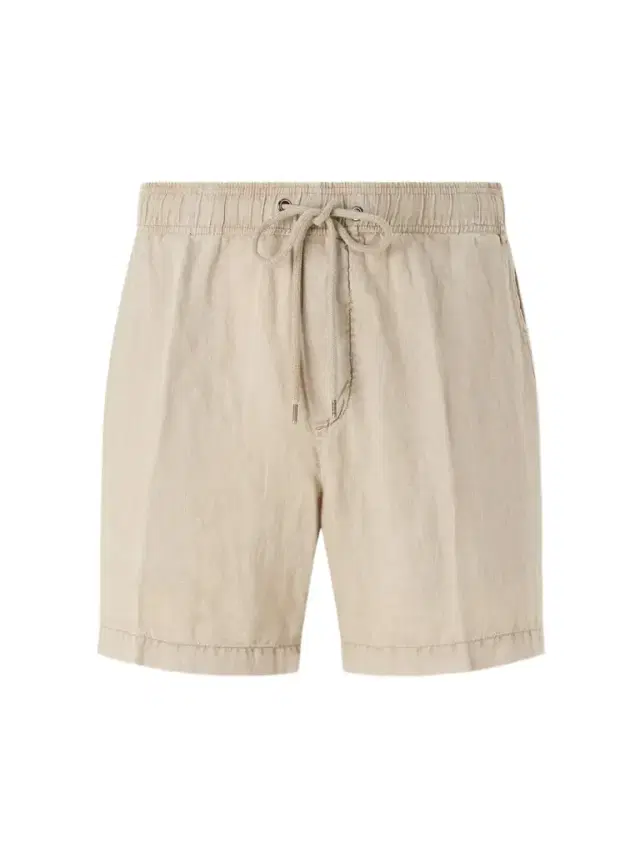 Straight-Leg Garment-Dyed Linen Drawstring Shorts - Men
