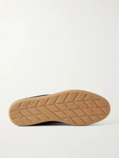 Zegna 232 Leather-Trimmed Suede Sneakers - Men | Thumbnail 3 Zegna 232 Leather-Trimmed Suede Sneakers - Men | Thumbnail 3