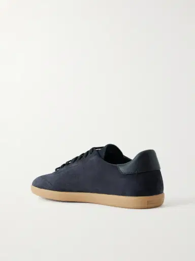Zegna 232 Leather-Trimmed Suede Sneakers - Men | Thumbnail 4 Zegna 232 Leather-Trimmed Suede Sneakers - Men | Thumbnail 4