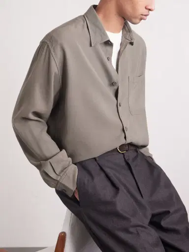NN07 Deon 5027 LENZING™ ECOVERO™-Blend Shirt - Men | Thumbnail 5
