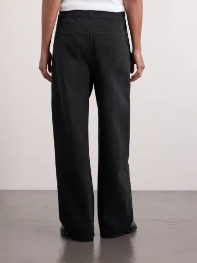Amomento Cotton Wide-Leg Jeans - Men | Thumbnail 4 Amomento Cotton Wide-Leg Jeans - Men | Thumbnail 4
