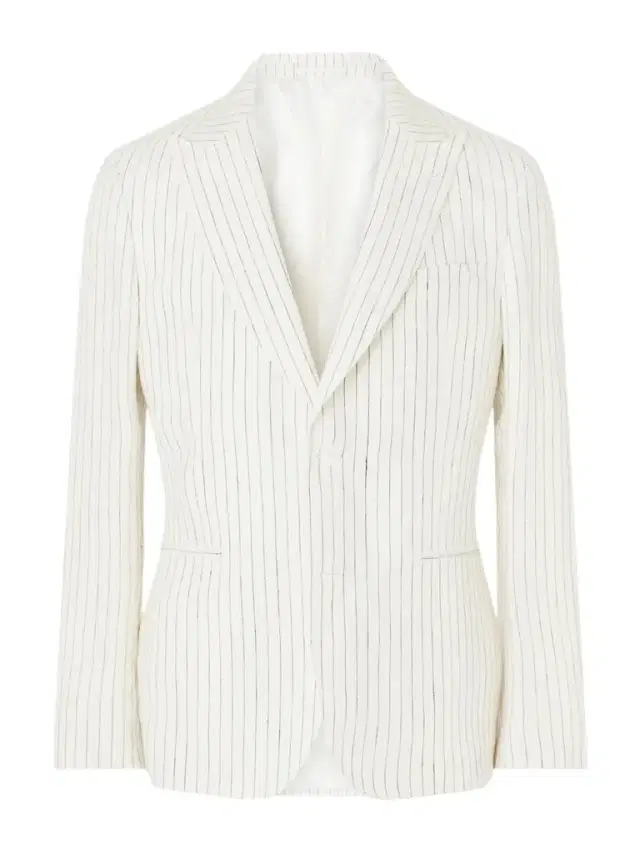 MR P. Pinstriped Linen Suit Jacket - Men