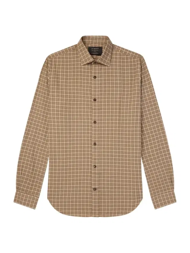 Checked Cotton Shirt - Men