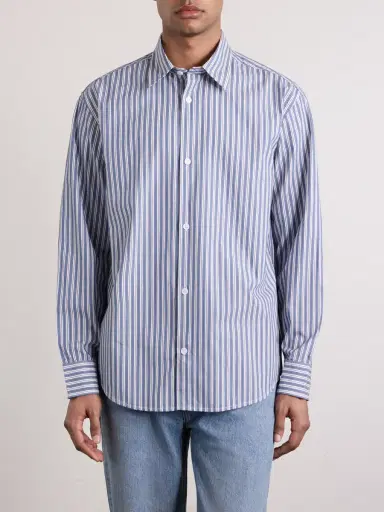 NN07 Striped Cotton Shirt - Men | Thumbnail 3