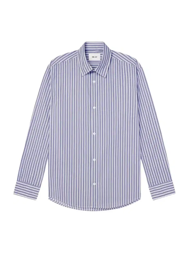 NN07 Striped Cotton Shirt - Men