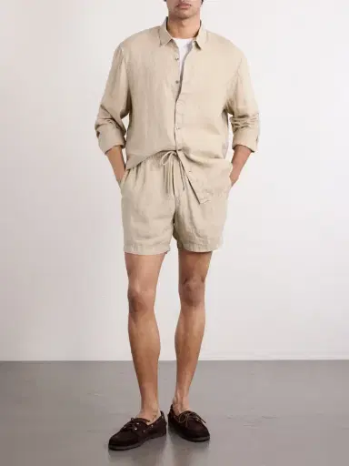 James Perse Linen Canvas Shirt - Men | Thumbnail 2 James Perse Linen Canvas Shirt - Men | Thumbnail 2