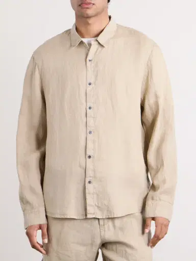 James Perse Linen Canvas Shirt - Men | Thumbnail 3 James Perse Linen Canvas Shirt - Men | Thumbnail 3