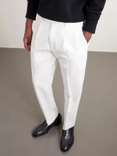 Zegna Pleated Cotton and Linen-Blend Trousers - Men | Thumbnail 5 Zegna Pleated Cotton and Linen-Blend Trousers - Men | Thumbnail 5