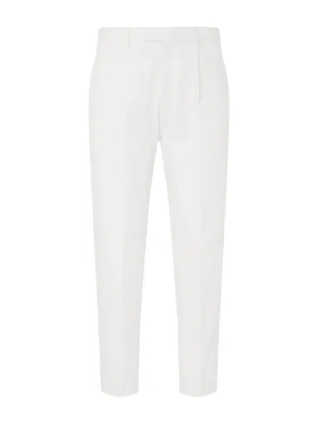 Zegna Pleated Cotton and Linen-Blend Trousers - Men