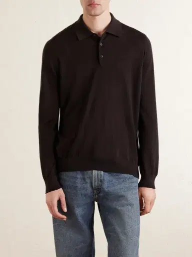 Purdey Wool Polo Shirt - Men | Thumbnail 3 Purdey Wool Polo Shirt - Men | Thumbnail 3