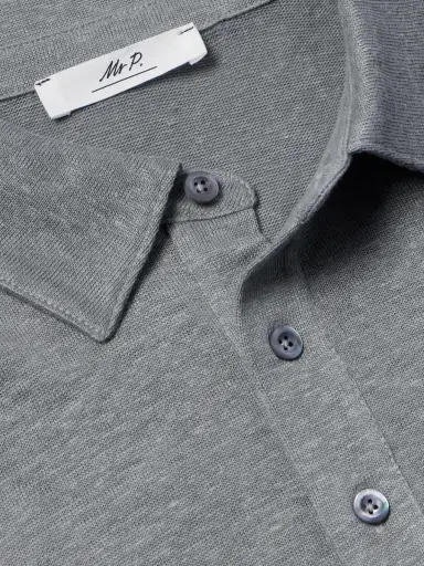 MR P. Linen Polo Shirt - Men | Thumbnail 6 MR P. Linen Polo Shirt - Men | Thumbnail 6