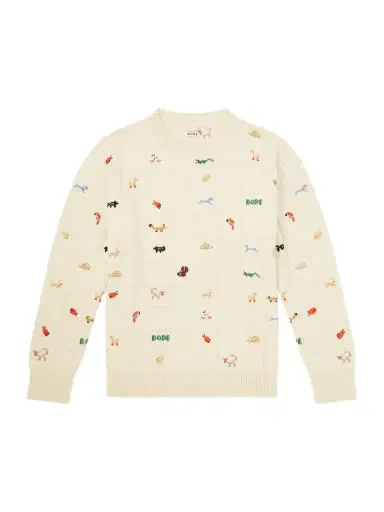 BODE Zoologist Merino Wool Sweater - Men | Thumbnail 1 BODE Zoologist Merino Wool Sweater - Men | Thumbnail 1