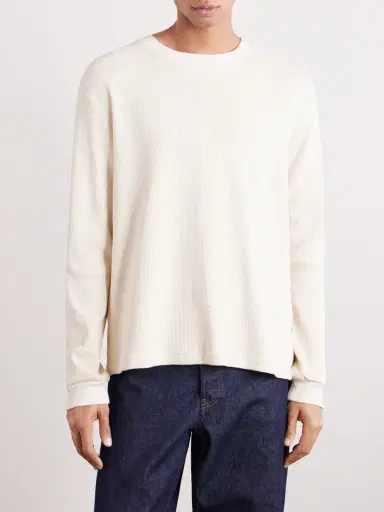 NN07 Jett 30035 Waffle-Knit Organic Cotton Sweater - Men | Thumbnail 3