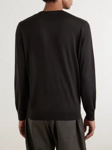 Zegna Cashmere and Silk-Blend Sweater - Men | Thumbnail 4