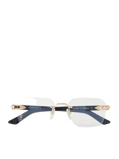 Cartier Eyewear Signature C Acetate and Gold-Tone Glasses - Men | Thumbnail 1