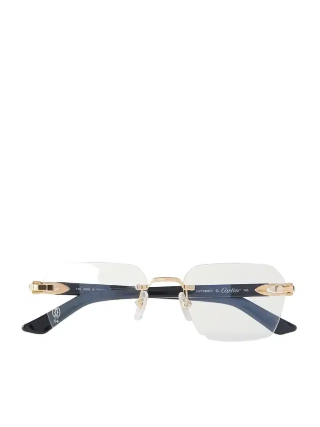 Cartier Eyewear Signature C Acetate and Gold-Tone Glasses - Men
