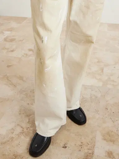 Acne Studios Paint-Splattered Straight-Leg Jeans - Men | Thumbnail 5