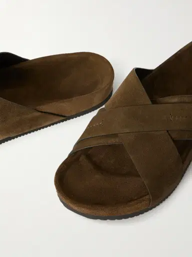 Tom Ford Wicklow Suede Sandals - Men | Thumbnail 4 Tom Ford Wicklow Suede Sandals - Men | Thumbnail 4