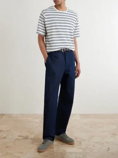 MR P. Striped Cotton-Terry T-Shirt - Men | Thumbnail 2