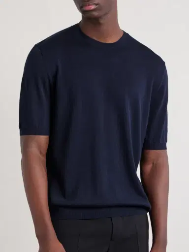 Slowear Cotton and Silk-Blend T-Shirt - Men | Thumbnail 3 Slowear Cotton and Silk-Blend T-Shirt - Men | Thumbnail 3