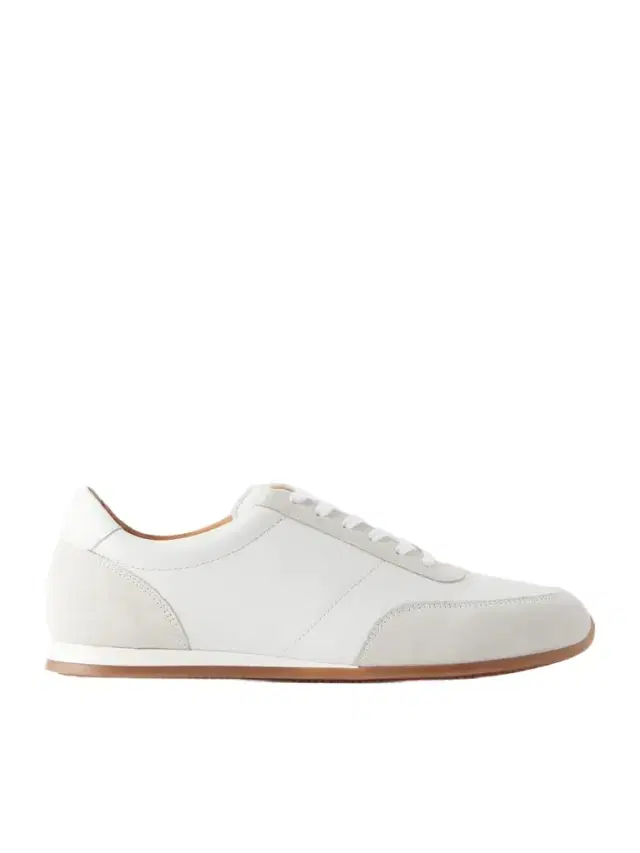 MR P. Suede-Trimmed Leather Sneakers - Men