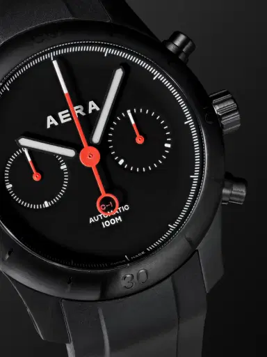 Aera C-1 Chrono Automatic Chronograph Stainless Steel and Scuba Watch, Ref. C-1 Shadow - Men | Thumbnail 5 Aera C-1 Chrono Automatic Chronograph Stainless Steel and Scuba Watch, Ref. C-1 Shadow - Men | Thumbnail 5