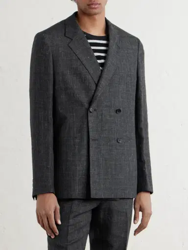 MR P. Delave Linen Check Jacket - Men | Thumbnail 3 MR P. Delave Linen Check Jacket - Men | Thumbnail 3
