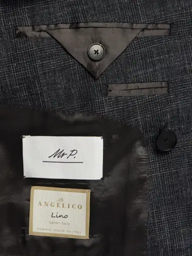 MR P. Delave Linen Check Jacket - Men | Thumbnail 6 MR P. Delave Linen Check Jacket - Men | Thumbnail 6