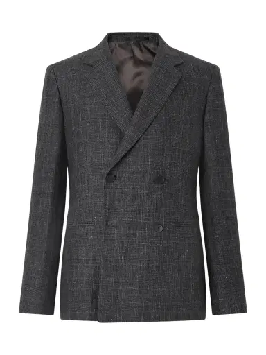 MR P. Delave Linen Check Jacket - Men | Thumbnail 1 MR P. Delave Linen Check Jacket - Men | Thumbnail 1