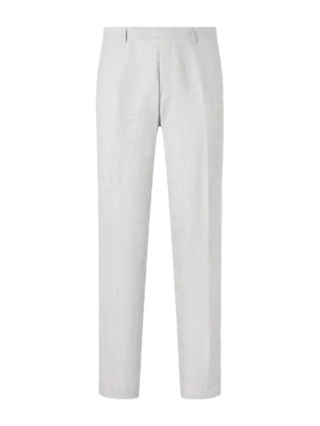 MR P. Linen Delave Check Slim Suit Trousers - Men