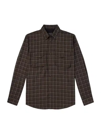 Purdey Checked Wool Shirt - Men | Thumbnail 1 Purdey Checked Wool Shirt - Men | Thumbnail 1