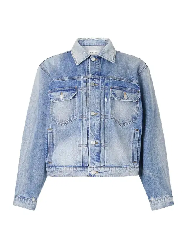 Distressed Denim Jacket - Men