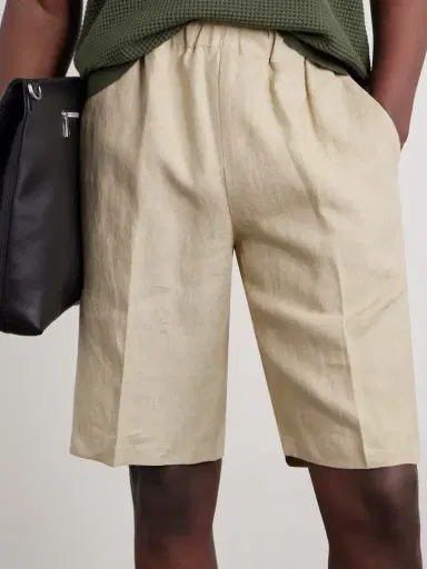 PIACENZA 1733 Straight-Leg Linen Bermuda Shorts - Men | Thumbnail 5 PIACENZA 1733 Straight-Leg Linen Bermuda Shorts - Men | Thumbnail 5
