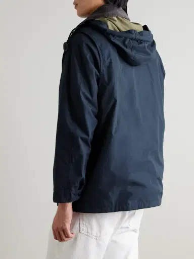 Barbour Ventile Endurance Showerproof Corduroy-Trimmed Cotton Hooded Jacket - Men | Thumbnail 4