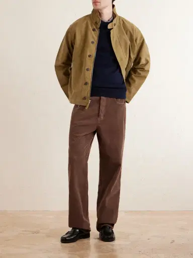 Purdey Wool and Cotton-Blend Sweater - Men | Thumbnail 2 Purdey Wool and Cotton-Blend Sweater - Men | Thumbnail 2