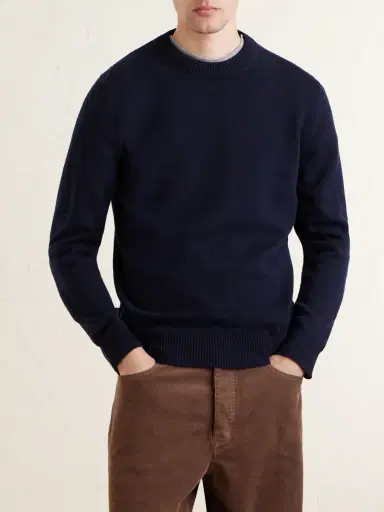 Purdey Wool and Cotton-Blend Sweater - Men | Thumbnail 3 Purdey Wool and Cotton-Blend Sweater - Men | Thumbnail 3