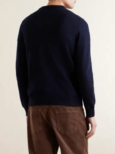 Purdey Wool and Cotton-Blend Sweater - Men | Thumbnail 4 Purdey Wool and Cotton-Blend Sweater - Men | Thumbnail 4