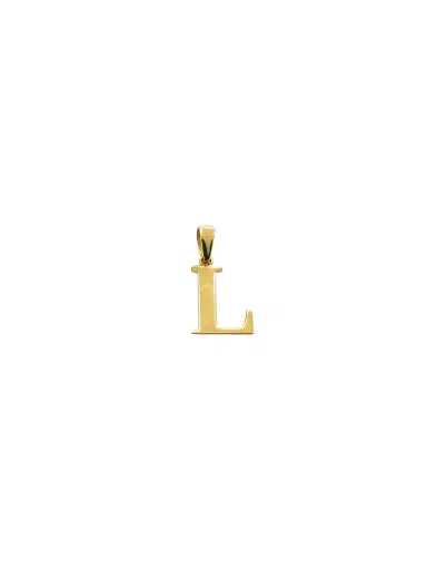 Wish Fine Jewelry 14K Gold Letter "L" Pendant | Thumbnail 1 Wish Fine Jewelry 14K Gold Letter "L" Pendant | Thumbnail 1