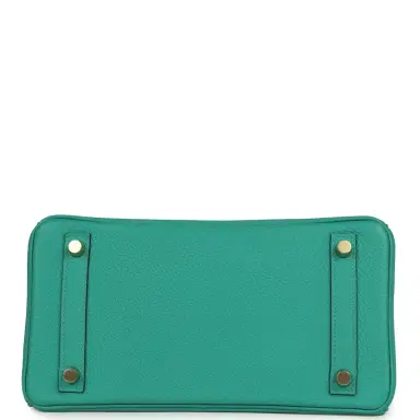 HERMÈS Hermes Birkin 25 Vert Verone Togo Gold Hardware | Thumbnail 6 HERMÈS Hermes Birkin 25 Vert Verone Togo Gold Hardware | Thumbnail 6