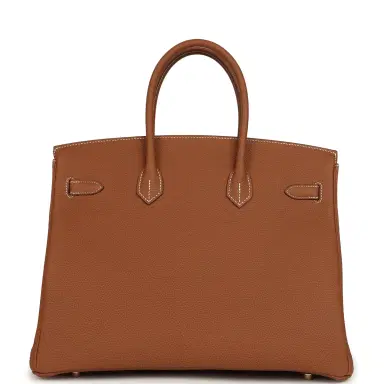 HERMÈS Hermes Birkin 35 Gold Togo Gold Hardware | Thumbnail 4