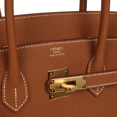 HERMÈS Hermes Birkin 35 Gold Togo Gold Hardware | Thumbnail 7
