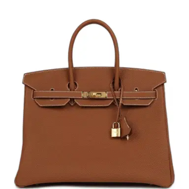 HERMÈS Hermes Birkin 35 Gold Togo Gold Hardware | Thumbnail 1